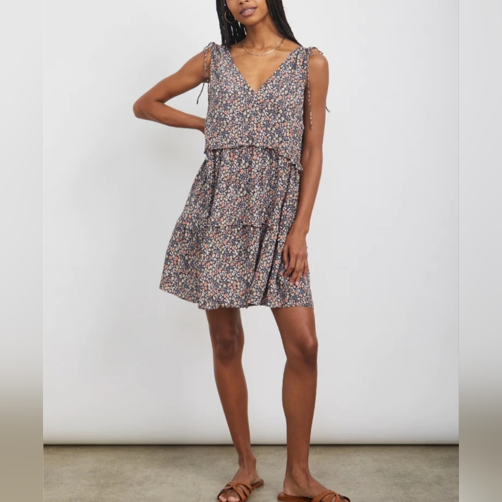 NWT Rails Janelle Dress Black Vintage Floral - Size Medium
